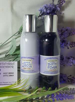 lavender bath foam 100ml with lavender hand and body lotion 100ml gift pack