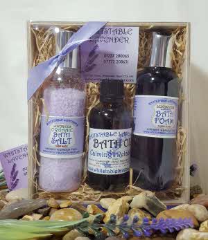 Lavender Gift Box 11  Bath Salts, Bath Oil &  Bath Foam