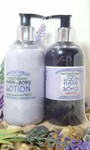 Lavender Liquid Hand Soap and Hand & Body Lotion 250ml gift pack