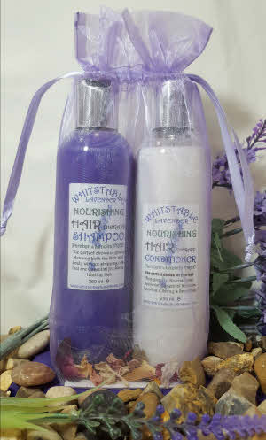 HAIR CARE - Lavender Shampoo 250ml & Lavender Conditioner 250ml in Organza Bag